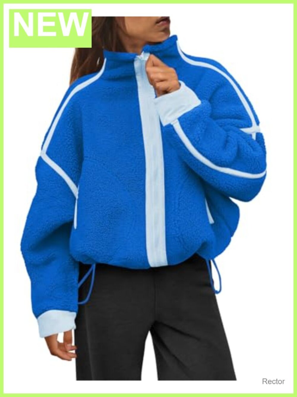 Sherpa Fleece Jacket Full Zip Fuzzy Fuzzy Outerwear Coat